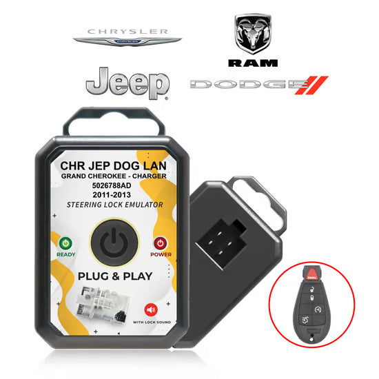 Jeep Grand Cherokee Chrysler Dodge 2011-2013 Steering Lock Emulator