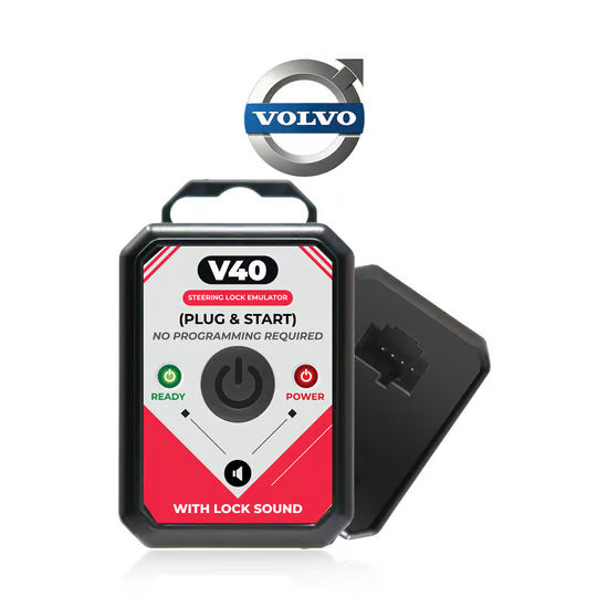 Volvo V40 2012-2019 ESL ELC SCL Steering Lock Emulator Simulator With Lock Sound